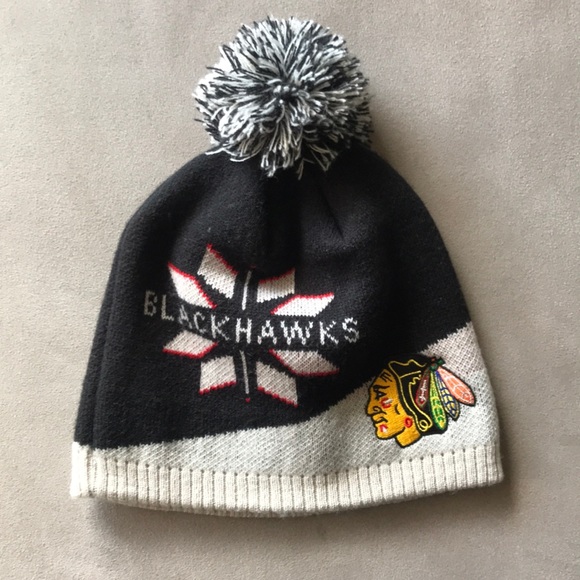 chicago blackhawks winter hat